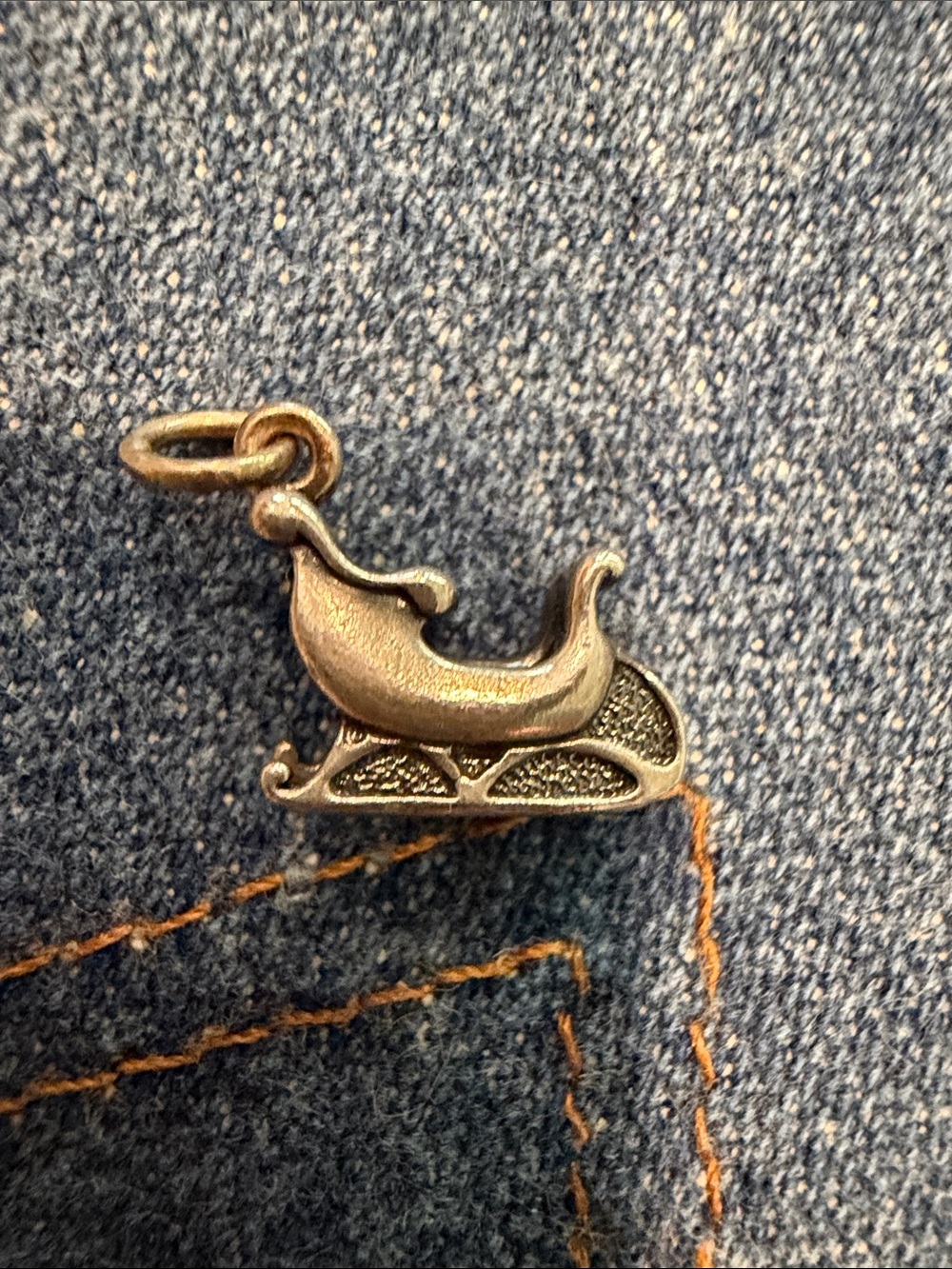James Avery retired sterling silver sleigh - Picture 2 of 3